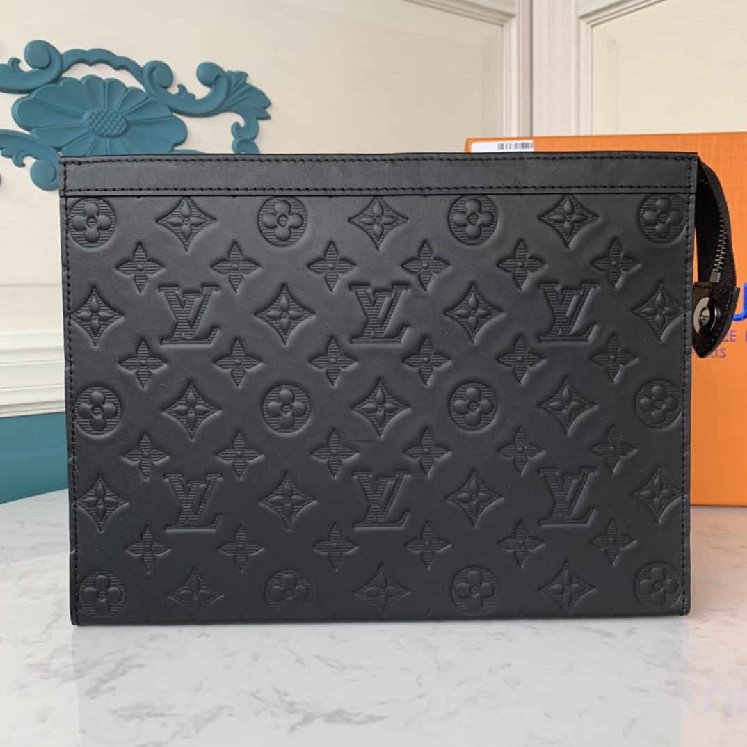 this Danube city bag is crafted from Monogram Shadow calfskin - Bag