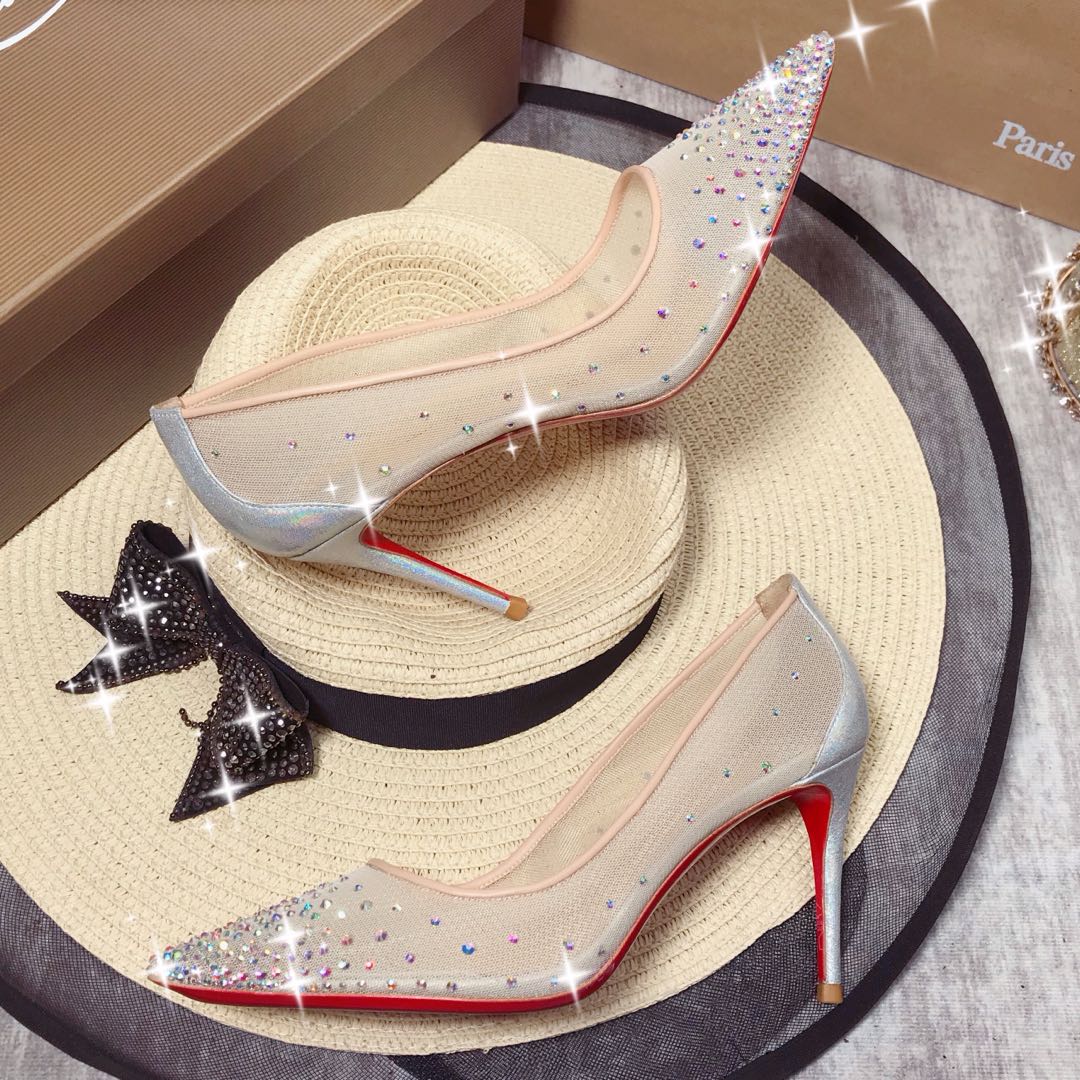 NO:100151,High-end custom diamond series!  H8.5Cm, size 34-42.9039-057 Silver Color Fantasy Color Imitation Aoyan Diamond Standard European Code Reference: 9039-057 Color: silver Material: fishnet/diamond Lining: goat leather Heel height: 8.5Cm Sole:leather sole Size: EU 34-42 (US 4-11):,,christian louboutin,louis vuitton19860909高端订制 钻石款系列！ H8.5Cm,尺码34-42码.9039-057银幻彩幻彩仿奥钻 标准欧码 Reference:9039-057 Color:silver Material:fishnet/diamond Lining: goat leather Heel heigh:8.5Cm Sole:leather sole Size:EU 34－42（US 4一11) :,,christian louboutin,louis vuitton,Women's Shoes