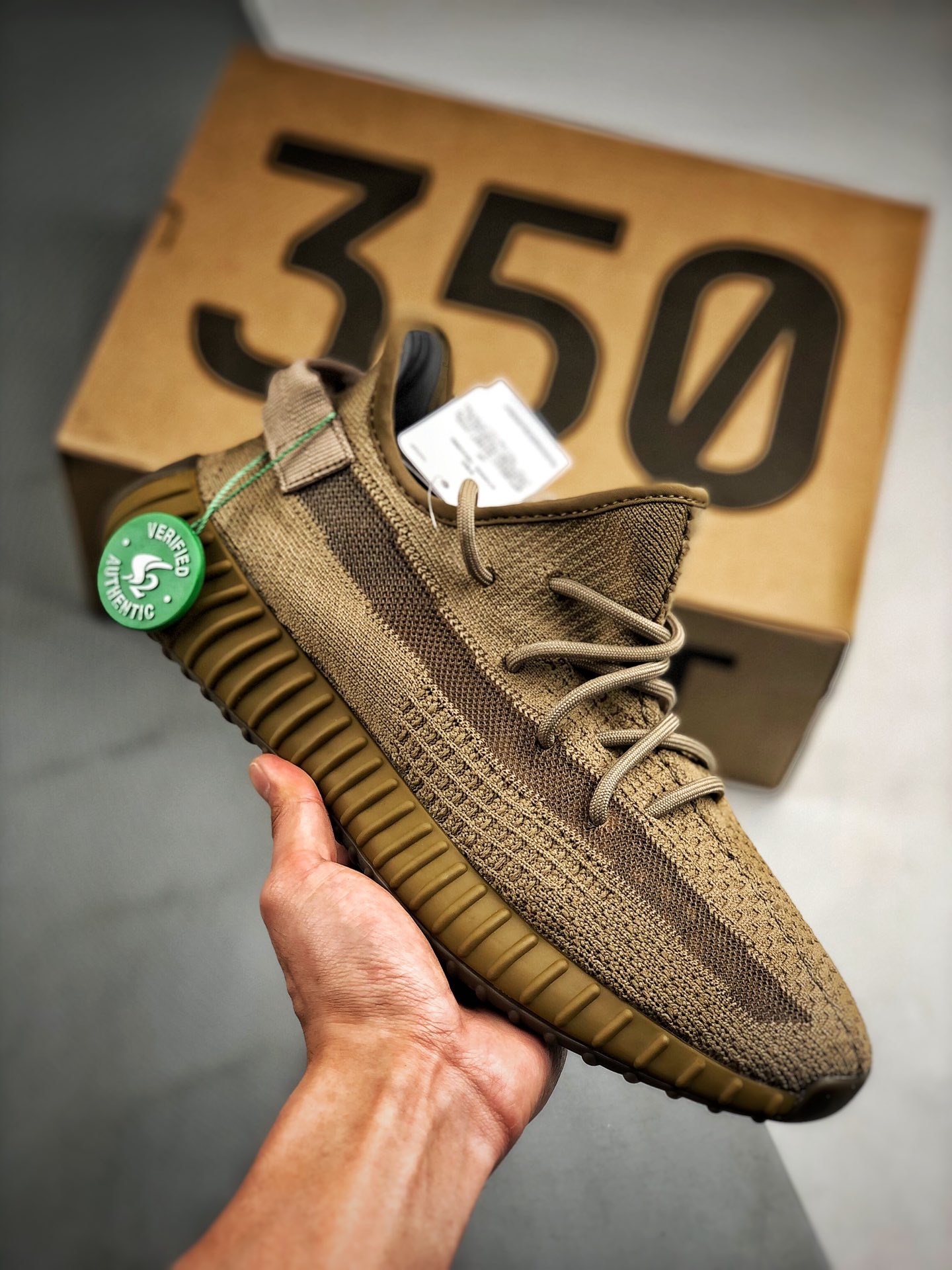 Soporte contra reembolso S2 canal especial Edición exclusiva pura original Yeezy 350V2 "Earth" Tierra Edición América �…