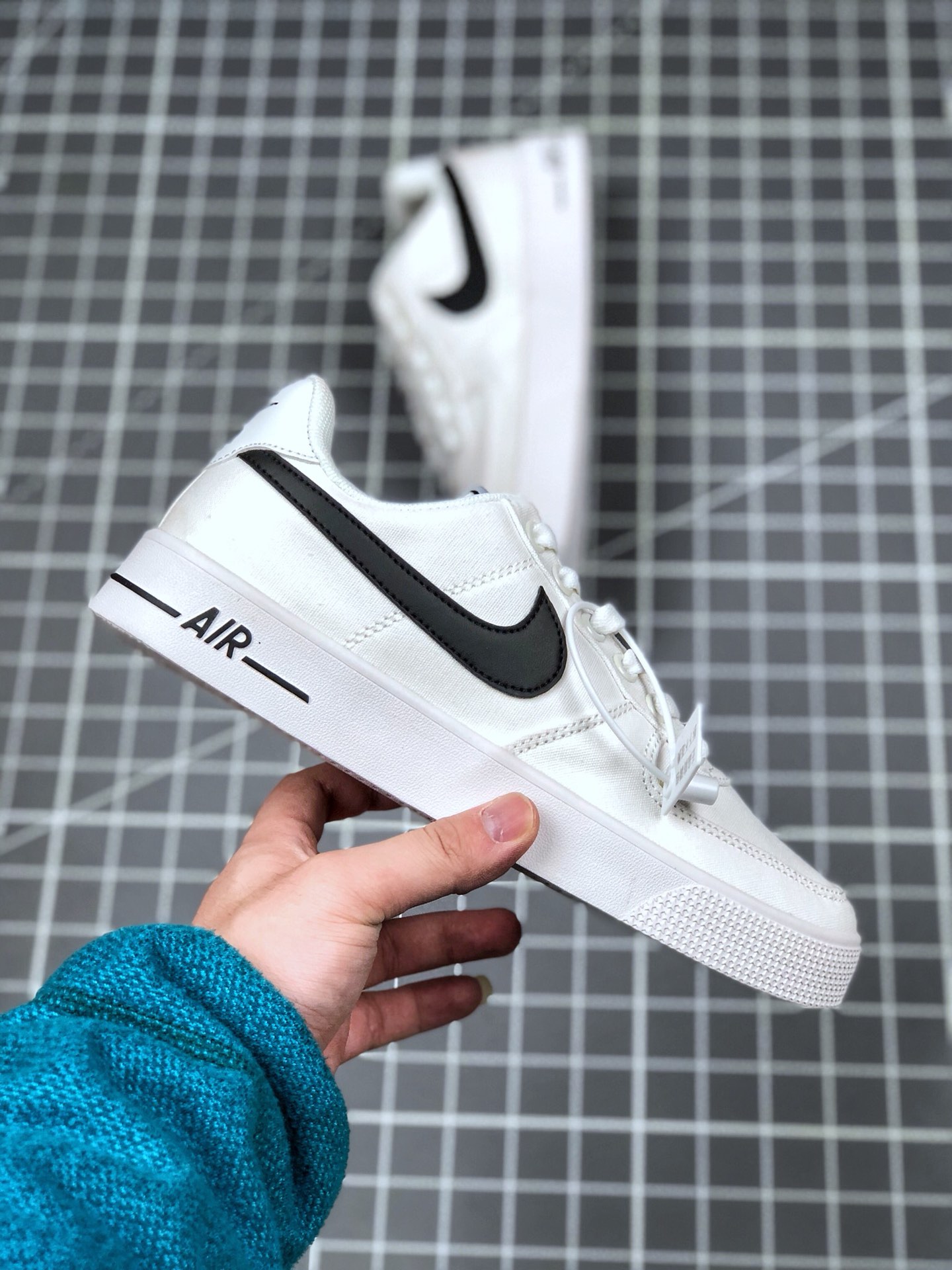 110 真标半码 耐克/Nike Air Force 1 空军一号 简版空军 帆布内置气垫 低帮板鞋