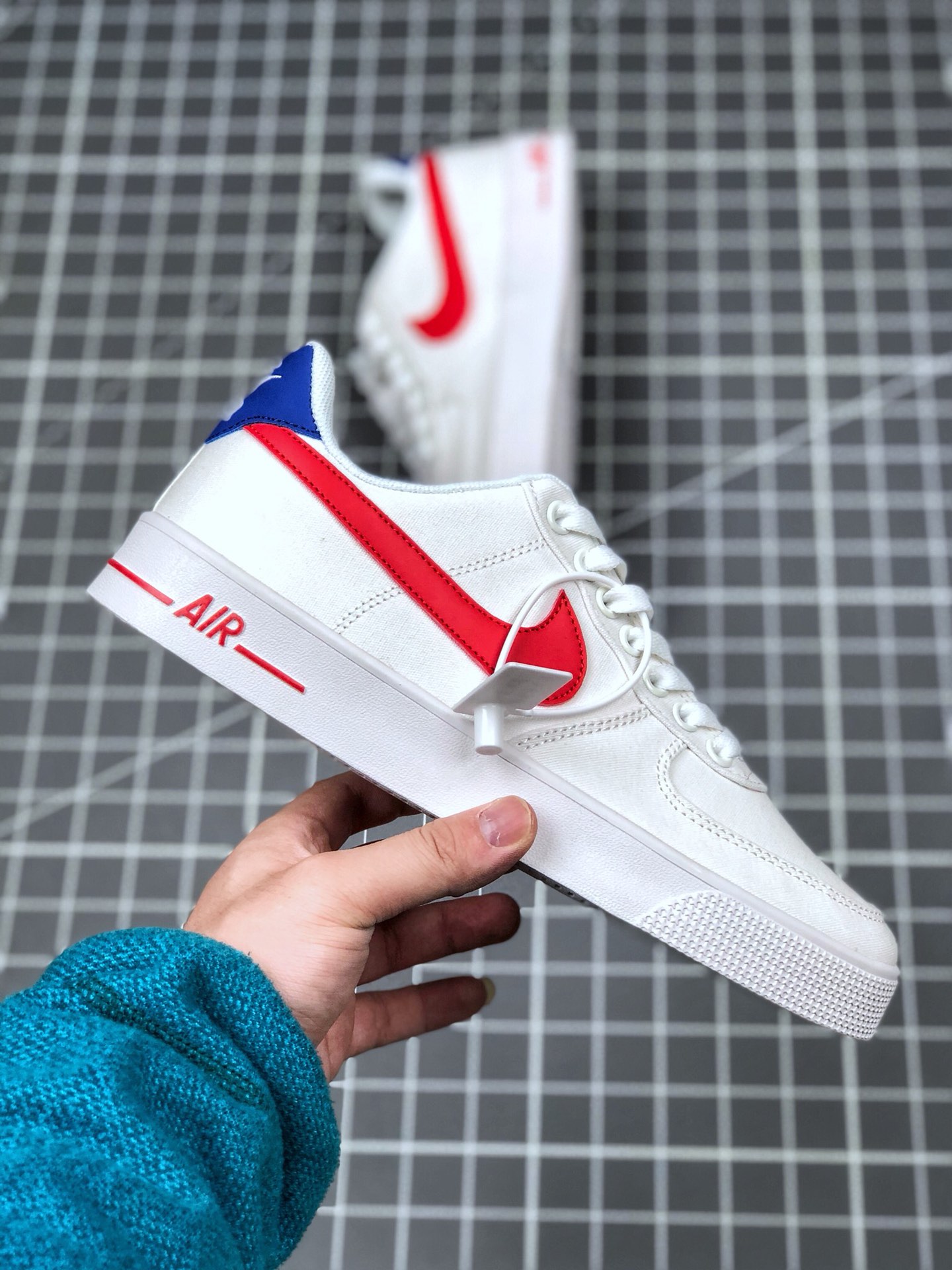 110 真标半码 耐克/Nike Air Force 1 空军一号 简版空军 帆布内置气垫 低帮板鞋