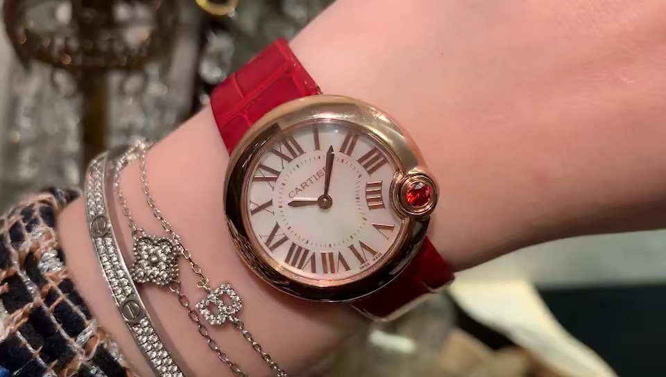 Cartier 卡地亚红气球女款腕表