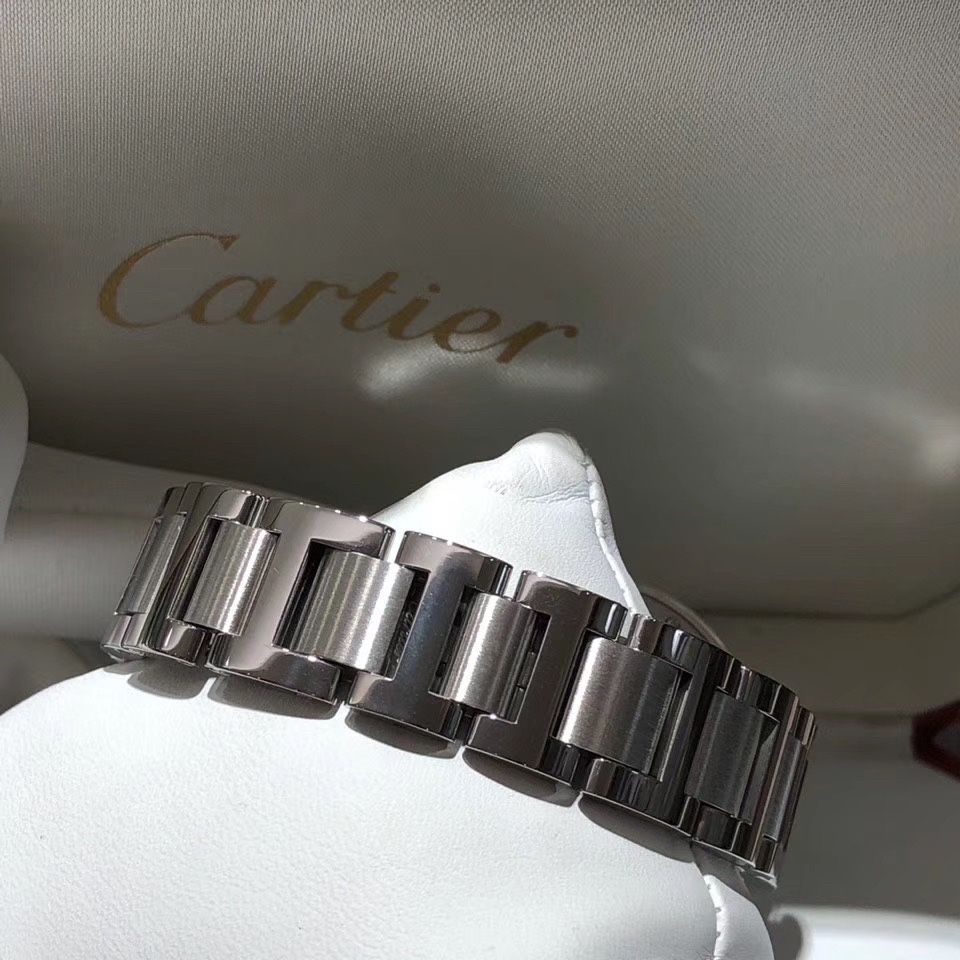 Cartier 42mm，33mm尺寸蓝气球镶钻女款腕表