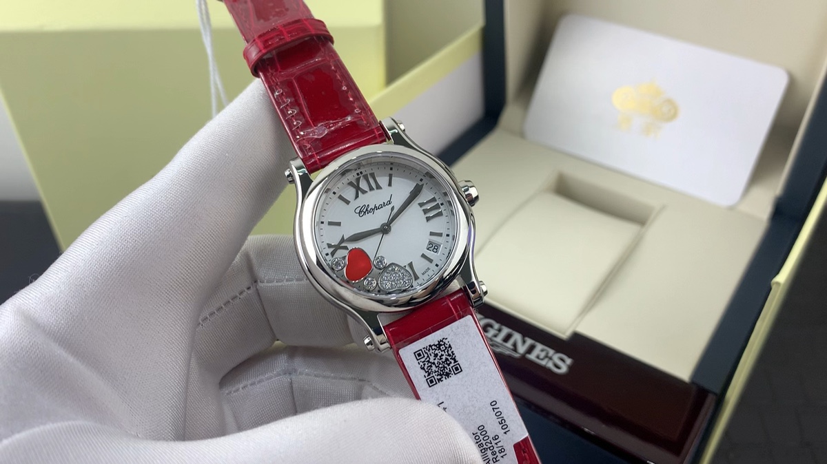 Chopard 皇家 萧邦快乐钻爱心石英手表视频欣赏