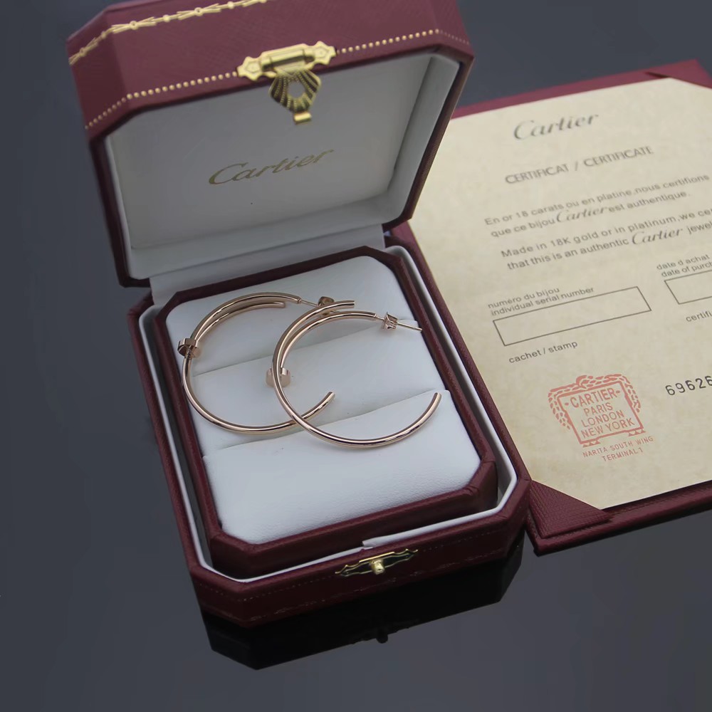 Cartier Juste un Clou Hoop Earrings - Modern, Edgy, and Luxurious 4 a1585547924159 5641