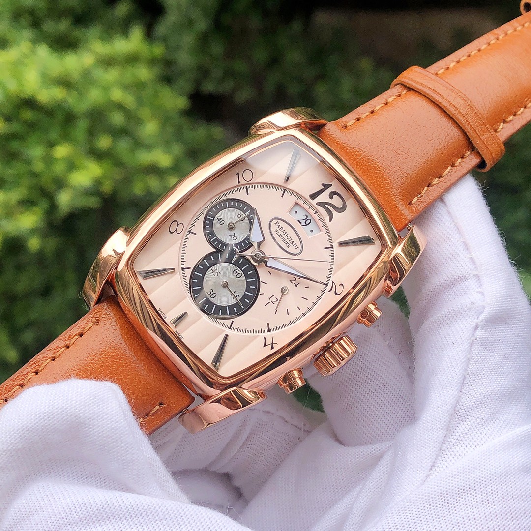 Palmer Johnny-PARRMLGlanl Precision Men’s Watch: Multi-Purpose Six Pins, Steel Shell, Imported Stone Core.