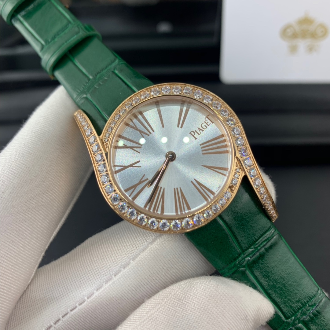Piaget 皇家 伯爵罗马假日女款镶钻腕表