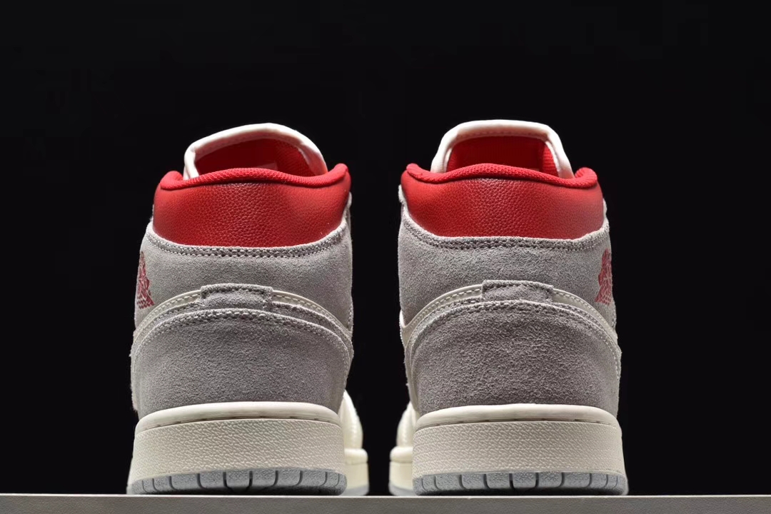 150 原装渠道   Sneakersnstuff x Air Jordan 1 Mid  红灰 CT3443-100中帮系列