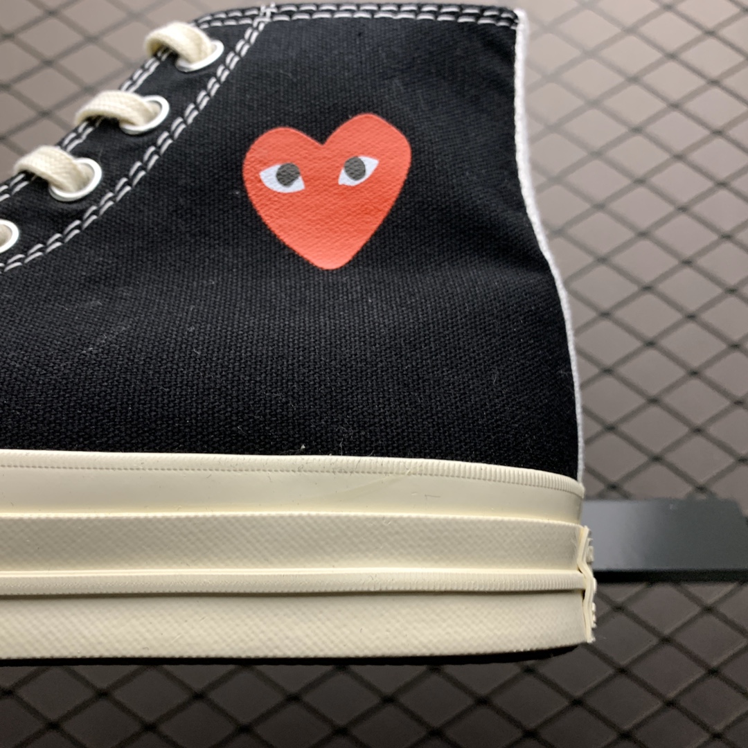 150 CDG x Converse 匡威 川久保玲CDG PLAY联名款新配色 高帮帆布休闲板鞋