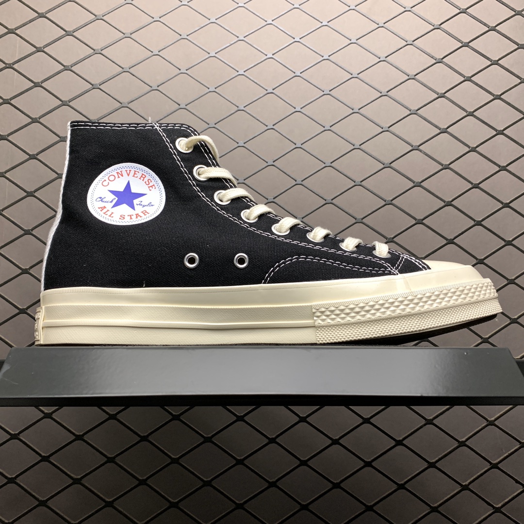 150 CDG x Converse 匡威 川久保玲CDG PLAY联名款新配色 高帮帆布休闲板鞋