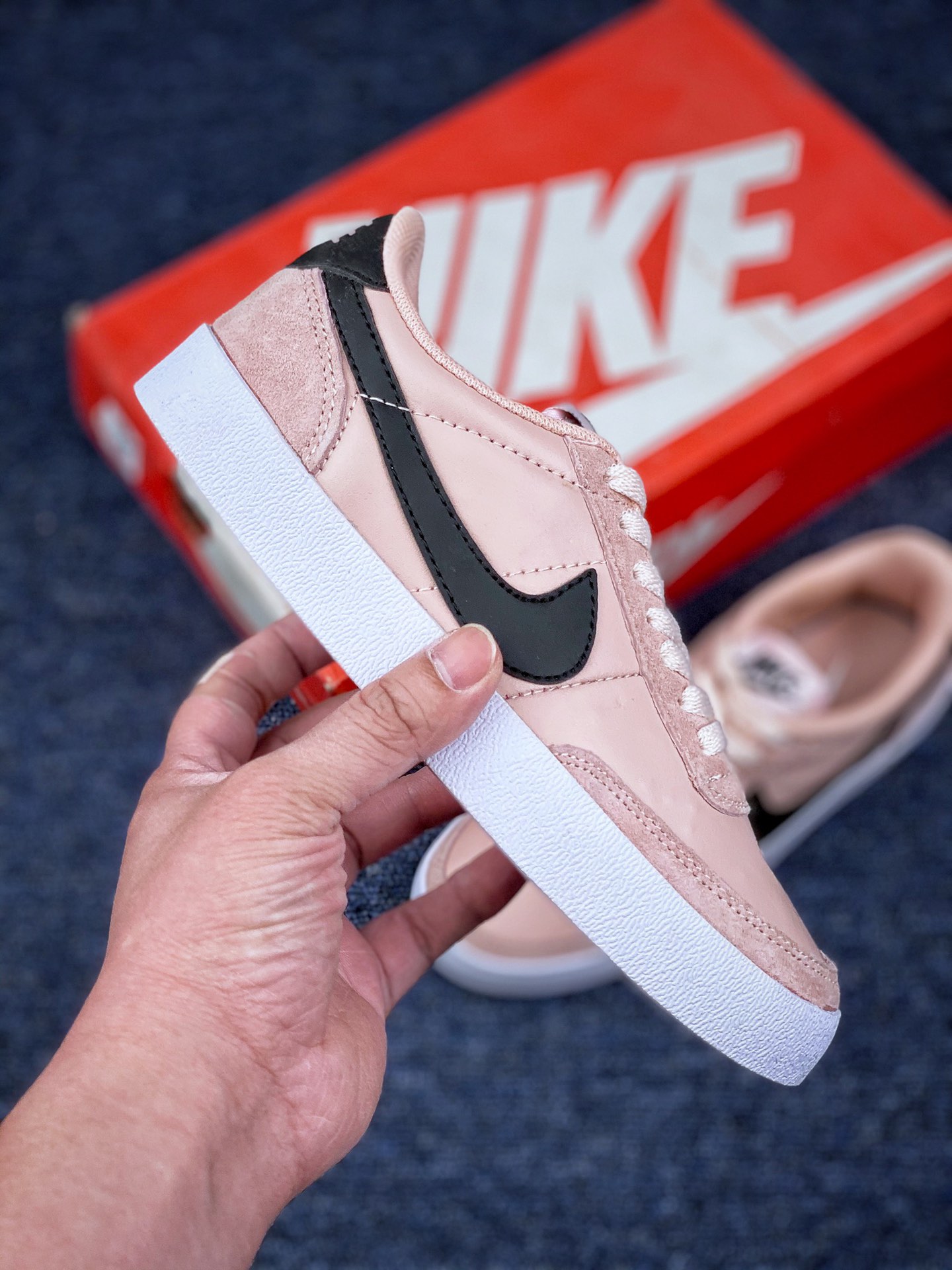 130 耐克J.Crew x Nike Killshot II Leather 爆款联名输出 渠道原装订单 采用米白色皮革制作鞋身