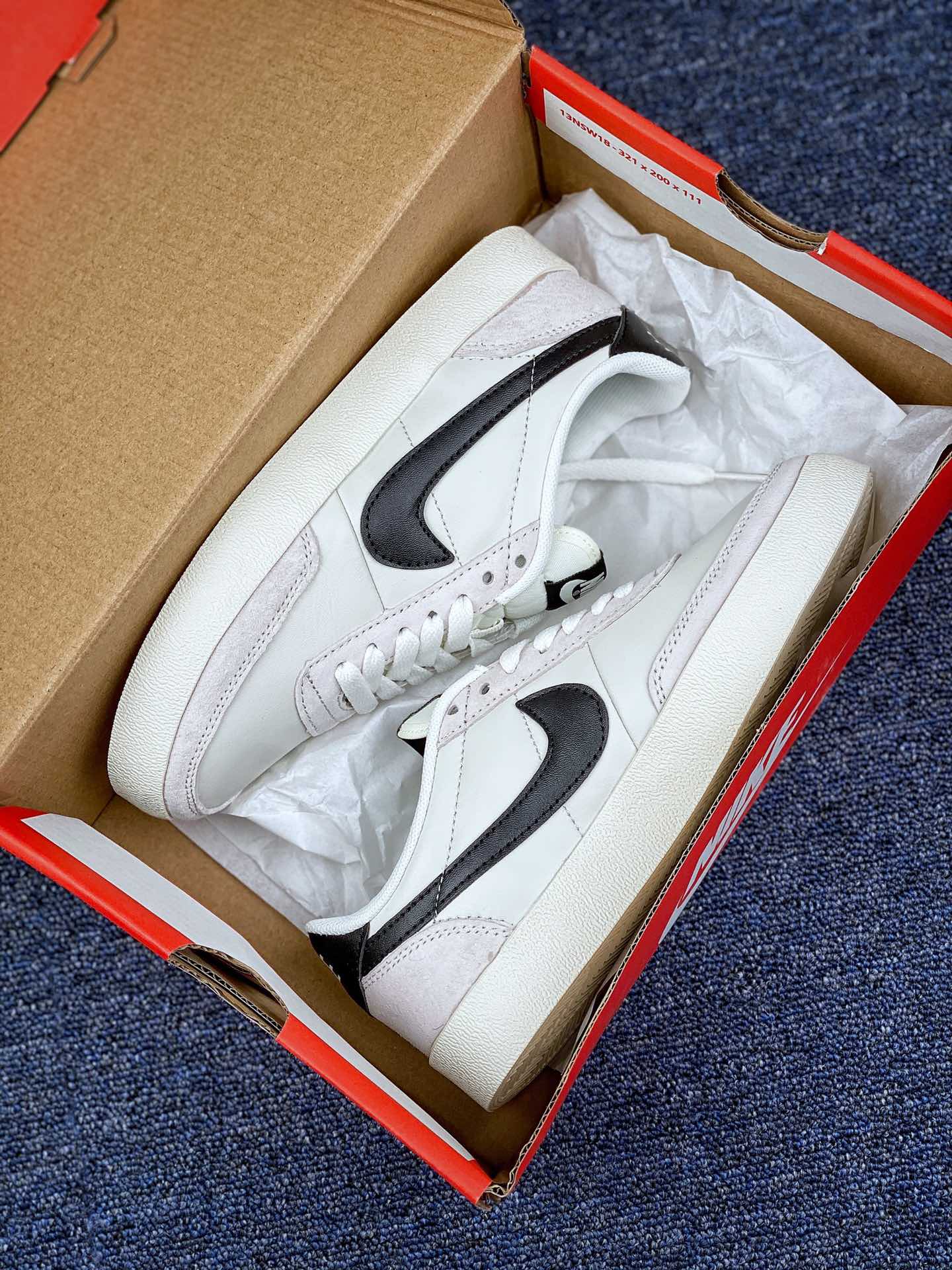 130 耐克J.Crew x Nike Killshot II Leather 爆款联名输出 渠道原装订单 采用米白色皮革制作鞋身