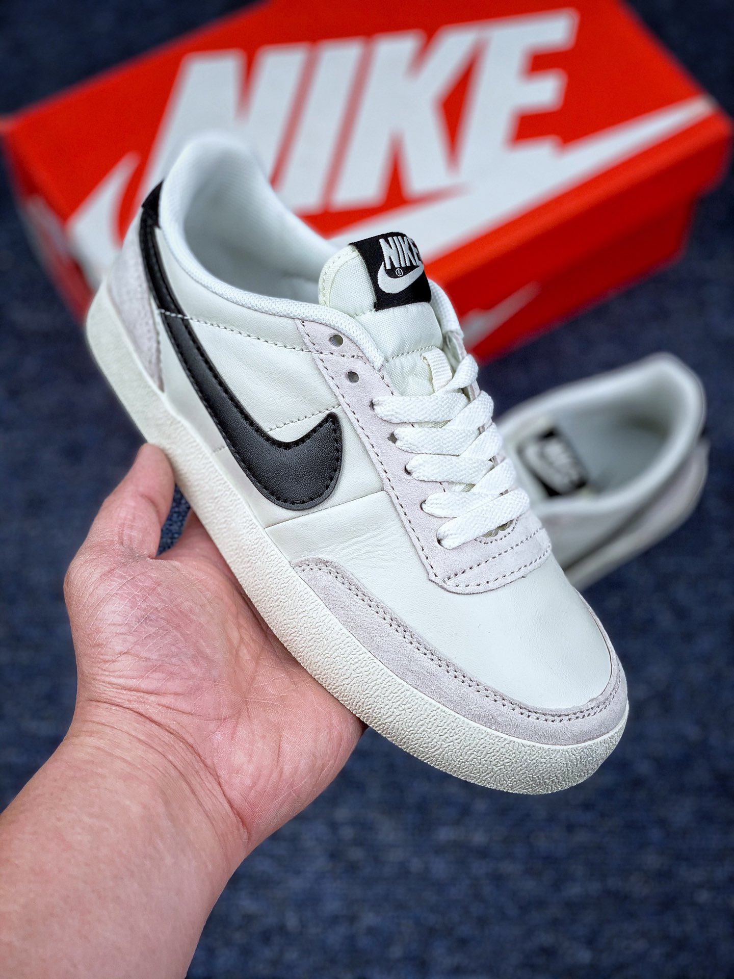 130 耐克J.Crew x Nike Killshot II Leather 爆款联名输出 渠道原装订单 采用米白色皮革制作鞋身