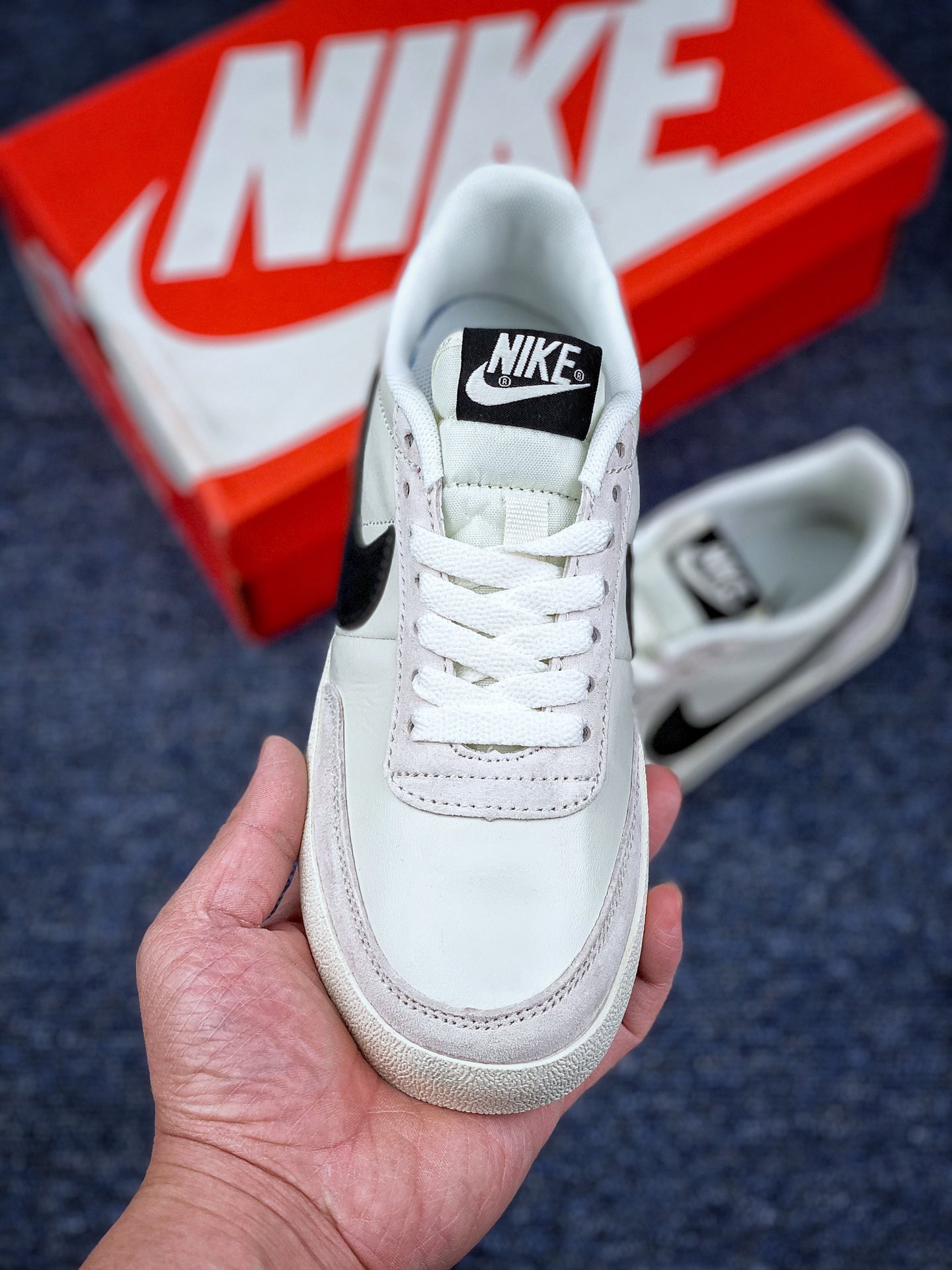 130 耐克J.Crew x Nike Killshot II Leather 爆款联名输出 渠道原装订单 采用米白色皮革制作鞋身