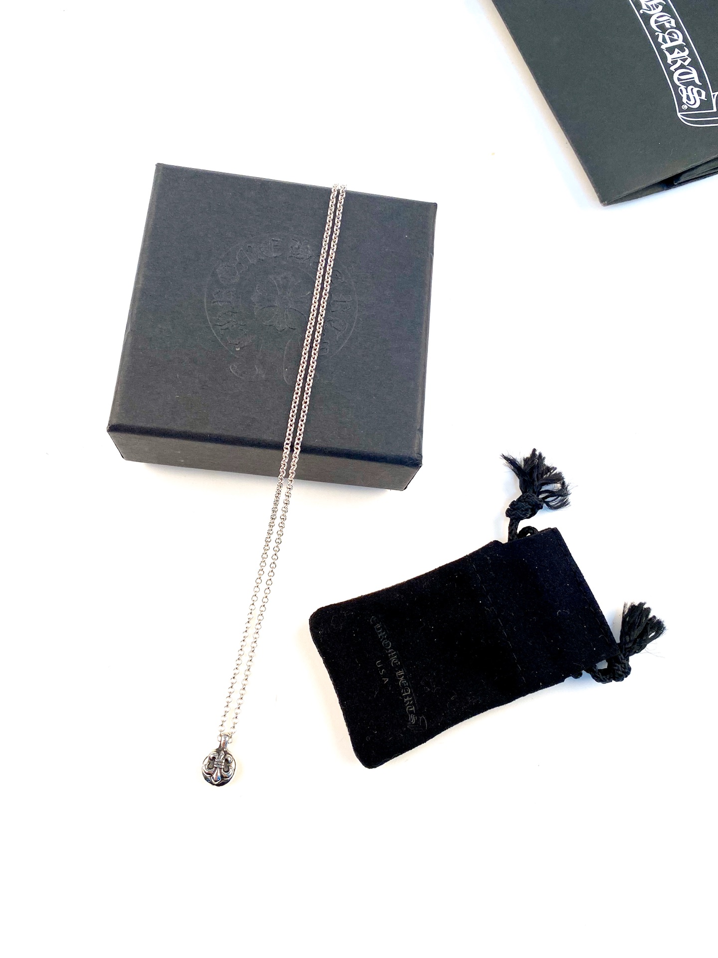 Chrome Hearts chromehearts 克罗心项链夏天超火的图标款锁骨链