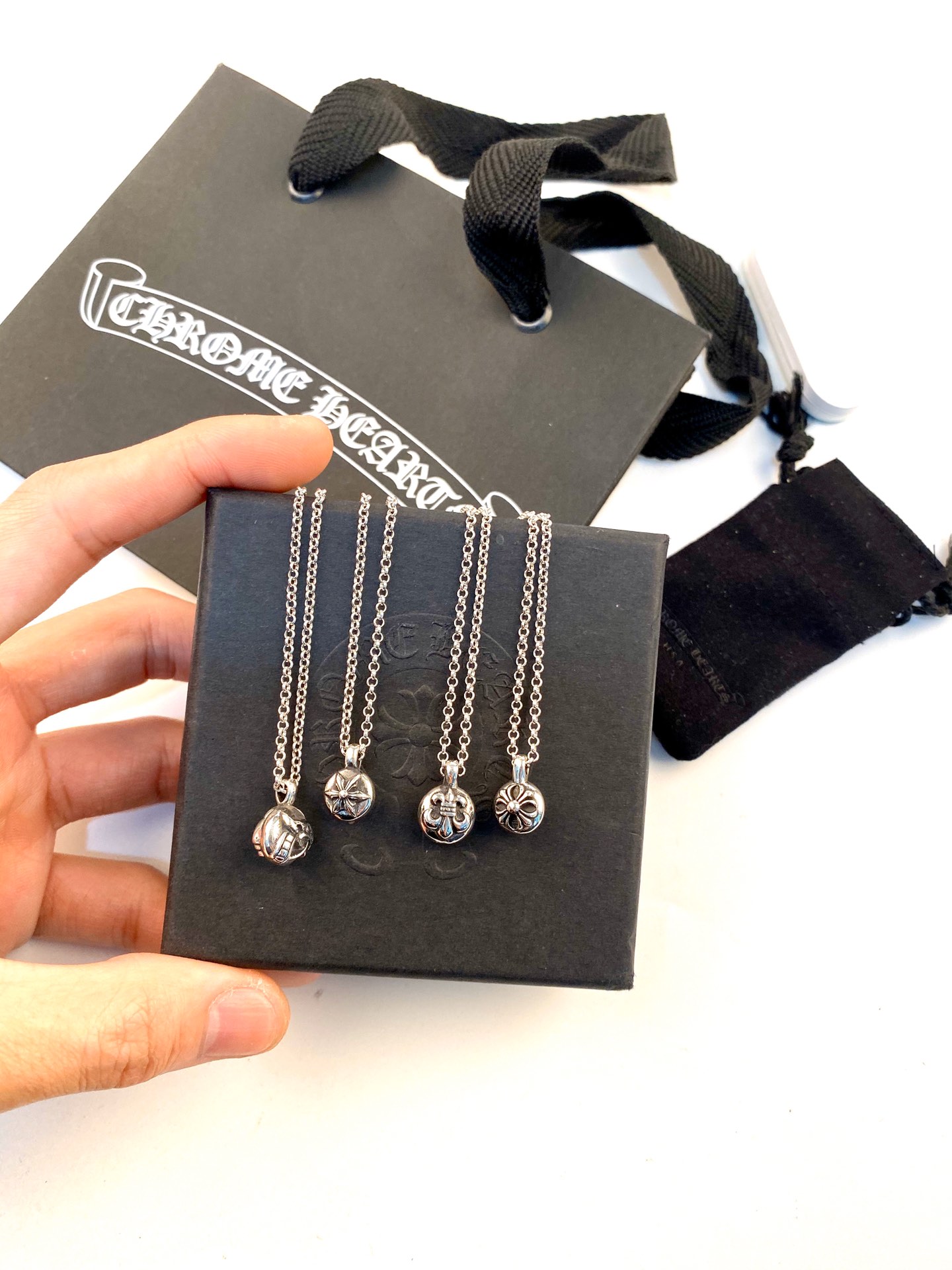 Chrome Hearts chromehearts 克罗心项链夏天超火的图标款锁骨链