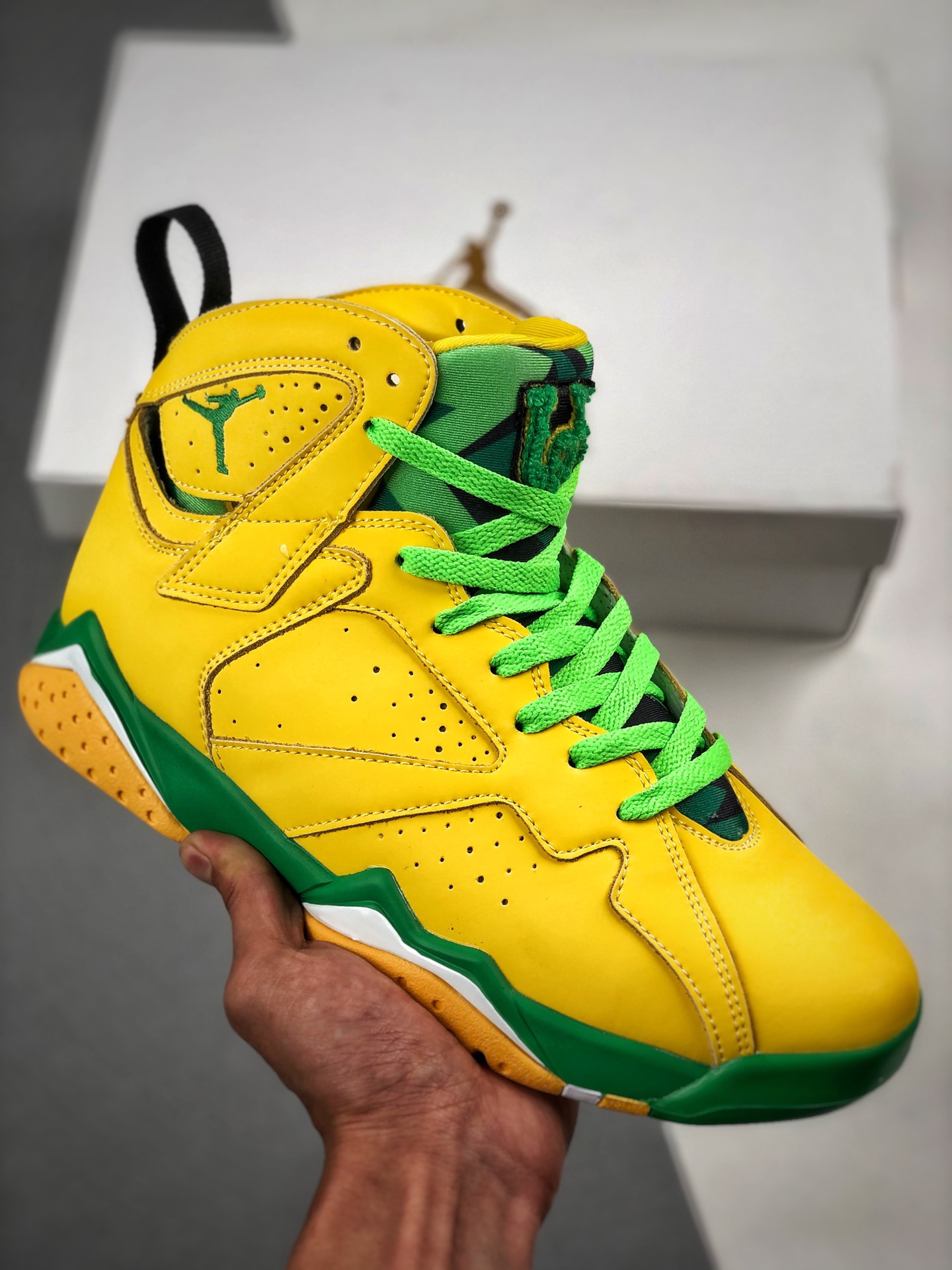 Apoyo contra reembolso Patta x Air Jordan 7 OG SP AJ7 graffiti colaboración nuevo color con estilo único se ha converti…