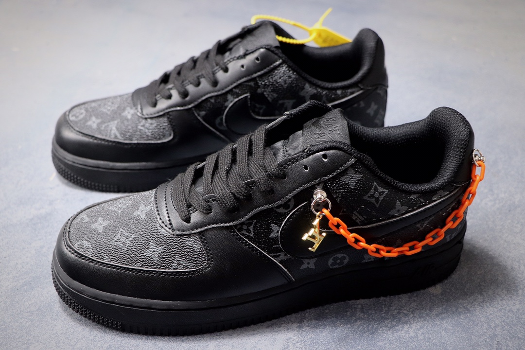 180 公司级新色 耐克 Nike Air Force 1 Low x Louis Vuitton 路易 威登联名印花 官方AQ4211-004