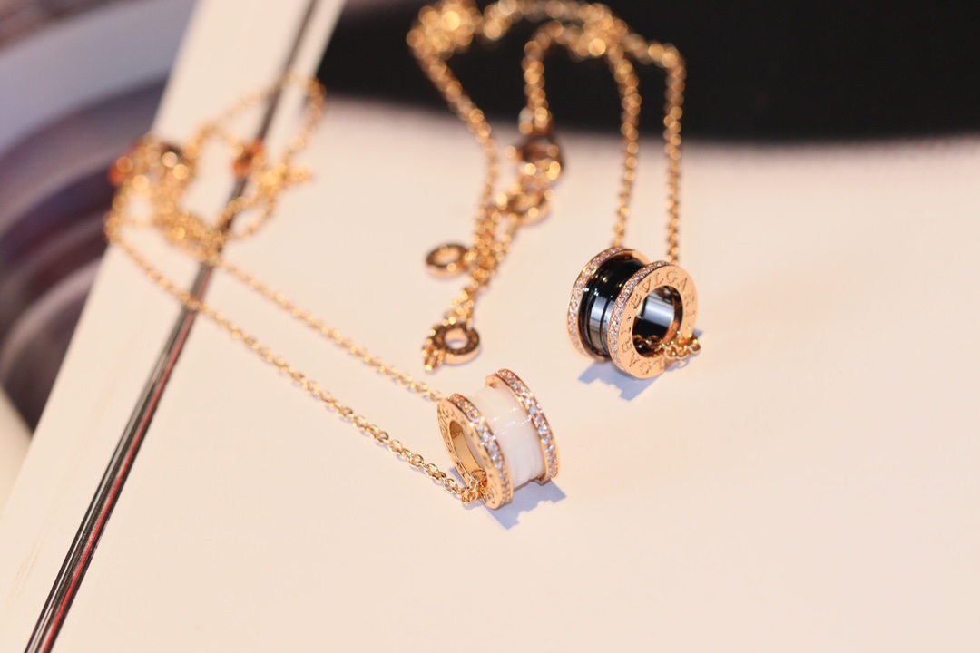 BVLGARI Bvlgari veerketting uniek elektrolytisch verguldproces 18K echt goud kwaliteit - topkwaliteit