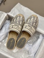 Customize The Best Replica
 Dior Shoes Espadrilles Half Slippers