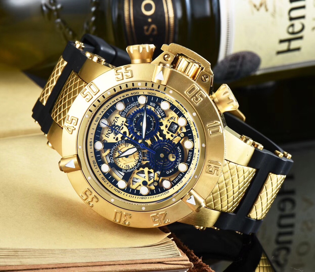 Invicta Invertiatic Men’s Watch: Unique Design, Premium Quality, Imported Movement, Super-Silent Mineral Mirrors - 图片 4