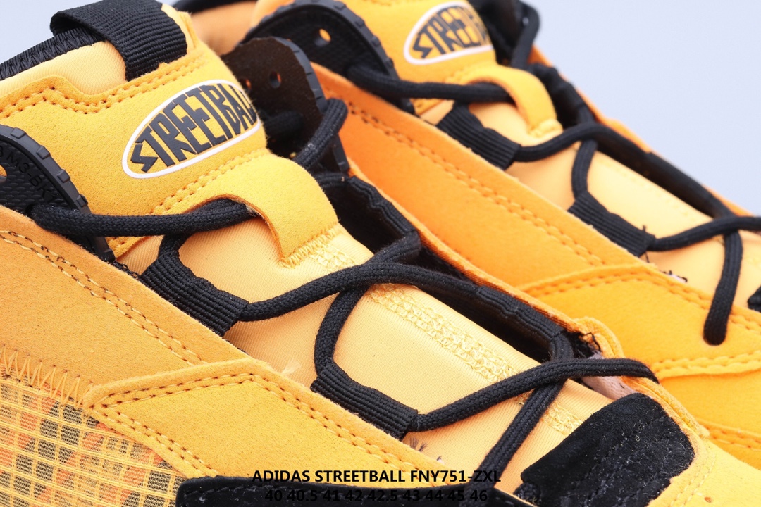 130 ADIDAS STREETBALL 街头风格 以鲜明的配色搭载前卫的风格重新定义街头时尚鞋面采用大面积荔枝皮