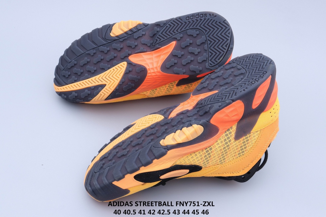 130 ADIDAS STREETBALL 街头风格 以鲜明的配色搭载前卫的风格重新定义街头时尚鞋面采用大面积荔枝皮