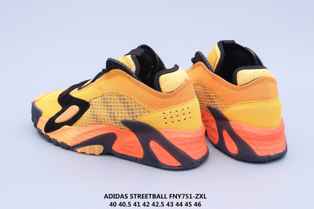 130 ADIDAS STREETBALL 街头风格 以鲜明的配色搭载前卫的风格重新定义街头时尚鞋面采用大面积荔枝皮