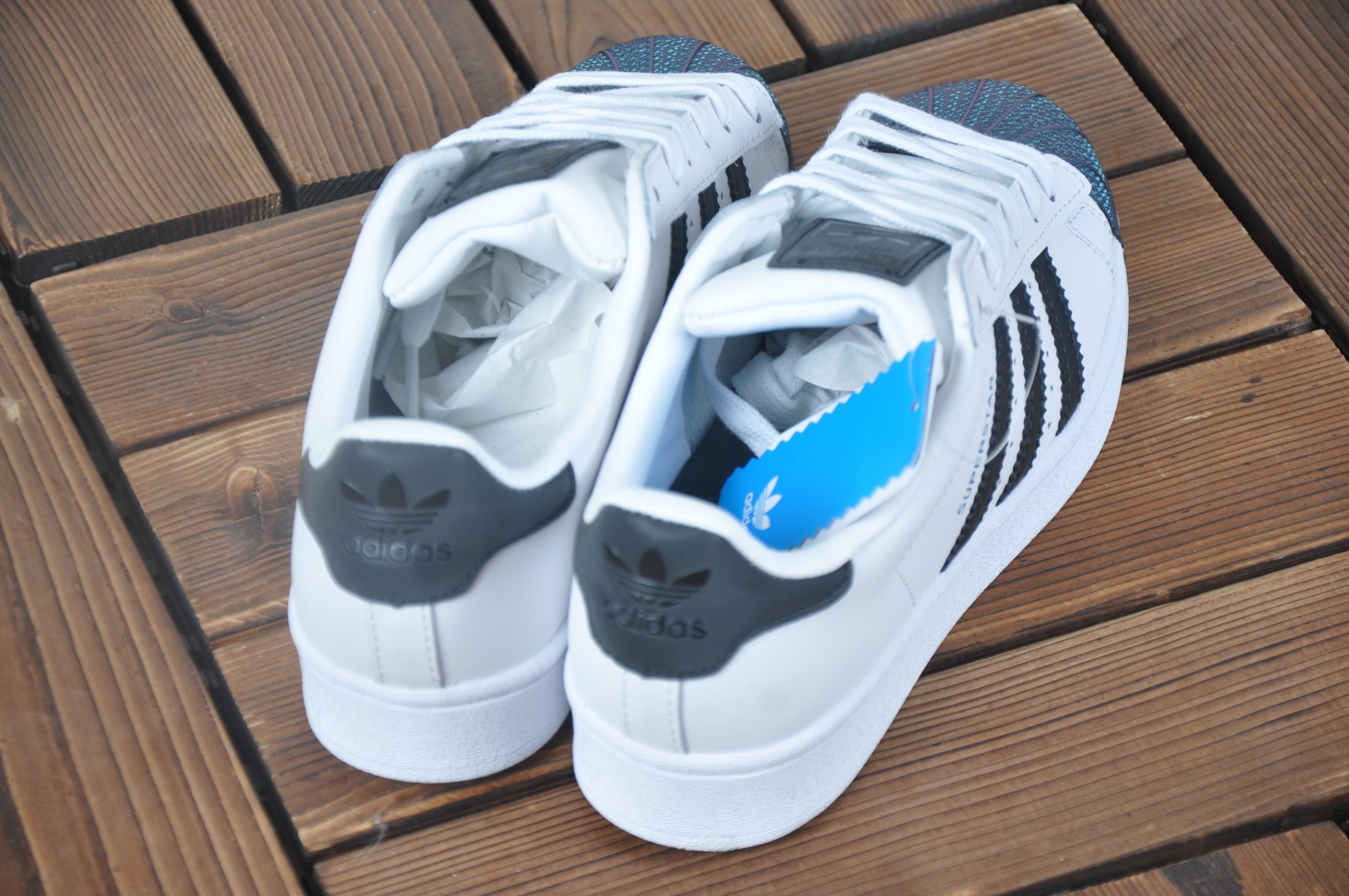 150 Superstar 50周年新模具 Adidas 三叶草 Superstar 50周年 易烊千玺同款电镀镭射贝壳头情侣鞋