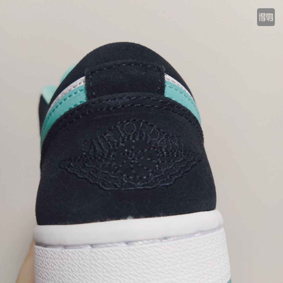 130 真标半码 耐克 JORDAN 1 Low AJ1 郭艾伦 薄荷绿3M反光 低帮篮球鞋 CQ9828-131