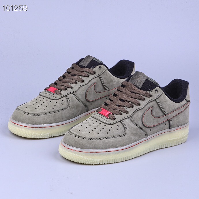 全码补齐  p220   Air Force 1 CACTUSJACK by TRAVIS SCOTT 创意定制  鬼脸限定麂皮军绿TS 空军一号  Cj6602 255