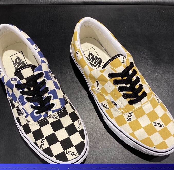 🔥新款出货🔥   $120    VANS范斯ERA黄白棋盘格低帮男女鞋休闲帆布鞋板鞋尺码35 36 36.5 37 38 38.5 39 40 40.5 41 42 42.5 43 44货号KS-28
