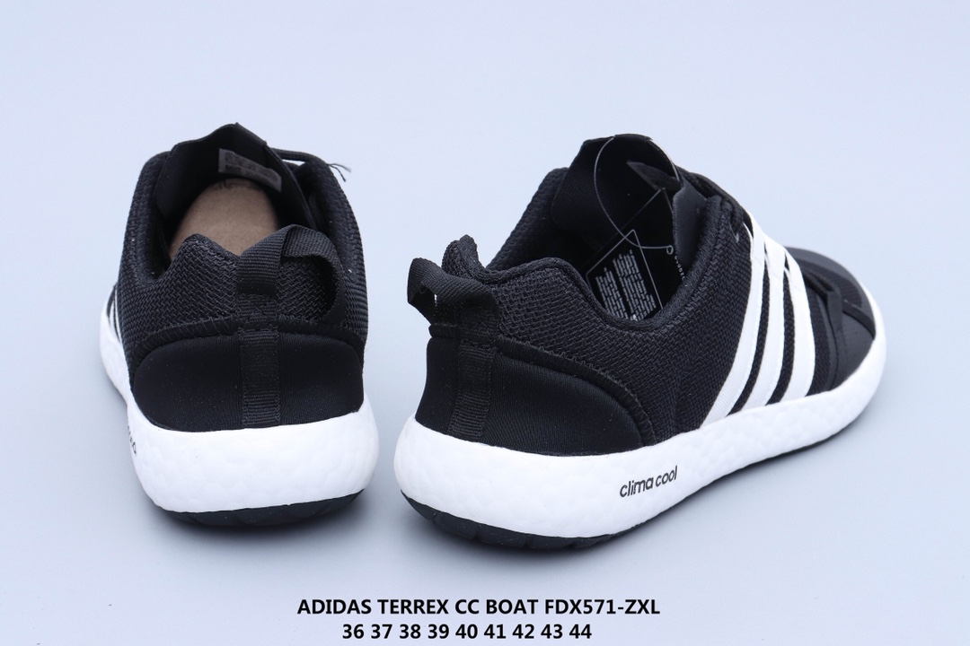 130 阿迪达斯 Adidas Climacool Boat Lace Graphic 涉水鞋透气舒适网面 休闲百搭涉水鞋