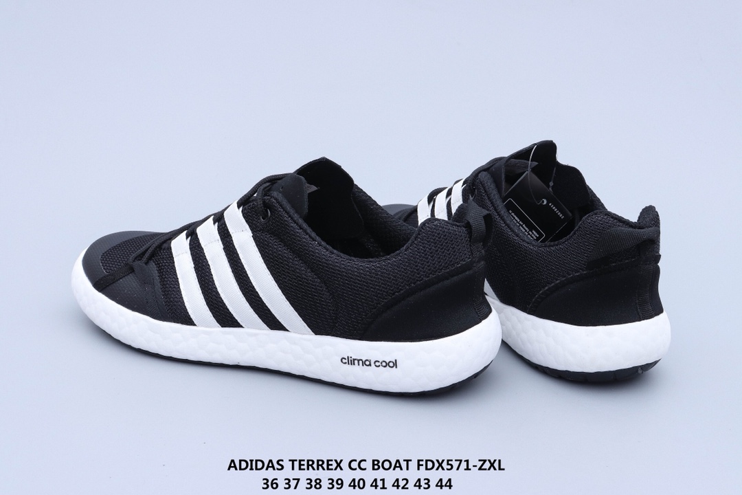 130 阿迪达斯 Adidas Climacool Boat Lace Graphic 涉水鞋透气舒适网面 休闲百搭涉水鞋