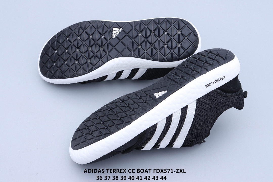 130 阿迪达斯 Adidas Climacool Boat Lace Graphic 涉水鞋透气舒适网面 休闲百搭涉水鞋