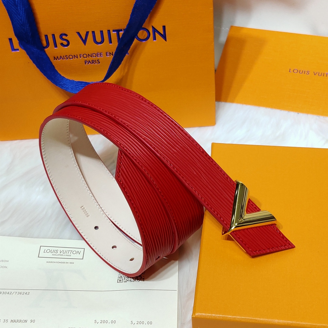 Louis Vuitton Belts Women Epi