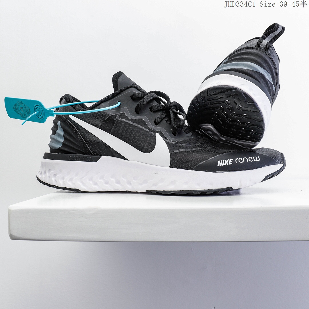 140 Nike Odyssey React 2 Flyknit 耐克 瑞亚2代 新款 网面透气 舒适脚感软底 抗磨时尚运动跑步鞋JHD334C 真标半码