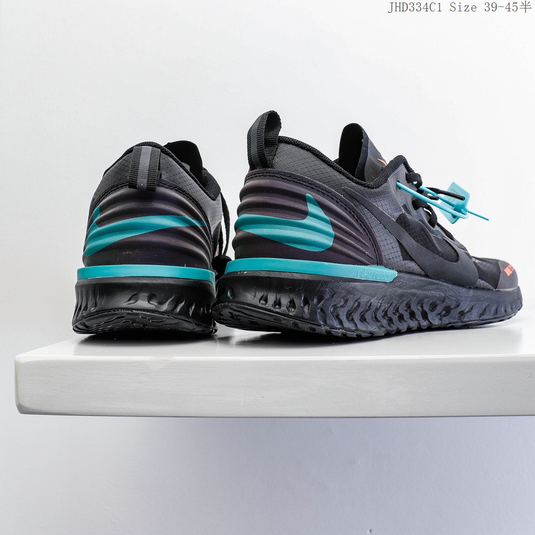 140 Nike Odyssey React 2 Flyknit 耐克 瑞亚2代 新款 网面透气 舒适脚感软底 抗磨时尚运动跑步鞋JHD334C 真标半码