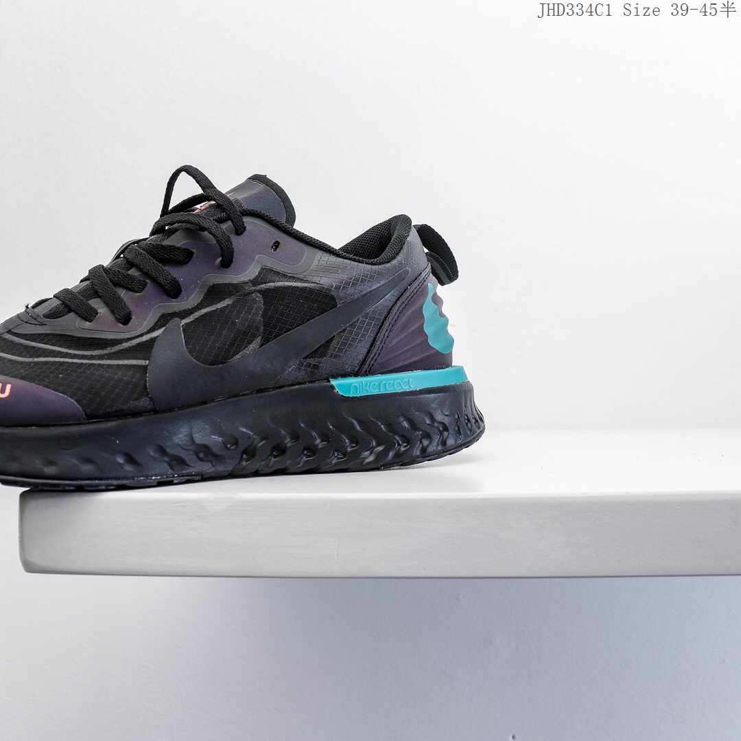 140 Nike Odyssey React 2 Flyknit 耐克 瑞亚2代 新款 网面透气 舒适脚感软底 抗磨时尚运动跑步鞋JHD334C 真标半码
