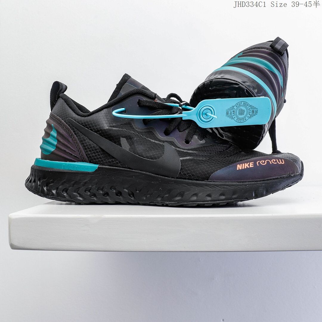 140 Nike Odyssey React 2 Flyknit 耐克 瑞亚2代 新款 网面透气 舒适脚感软底 抗磨时尚运动跑步鞋JHD334C 真标半码