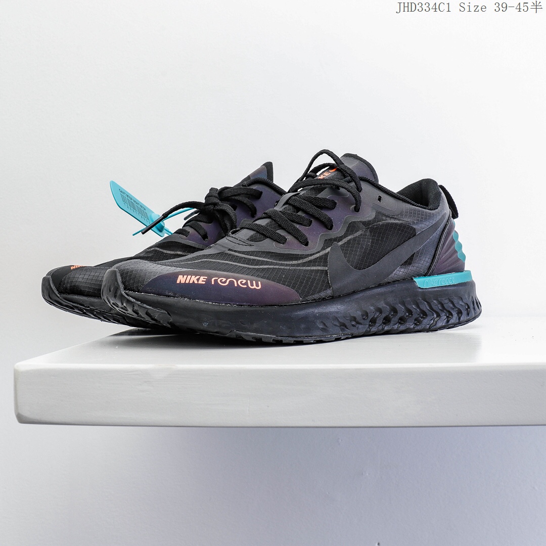 140 Nike Odyssey React 2 Flyknit 耐克 瑞亚2代 新款 网面透气 舒适脚感软底 抗磨时尚运动跑步鞋JHD334C 真标半码