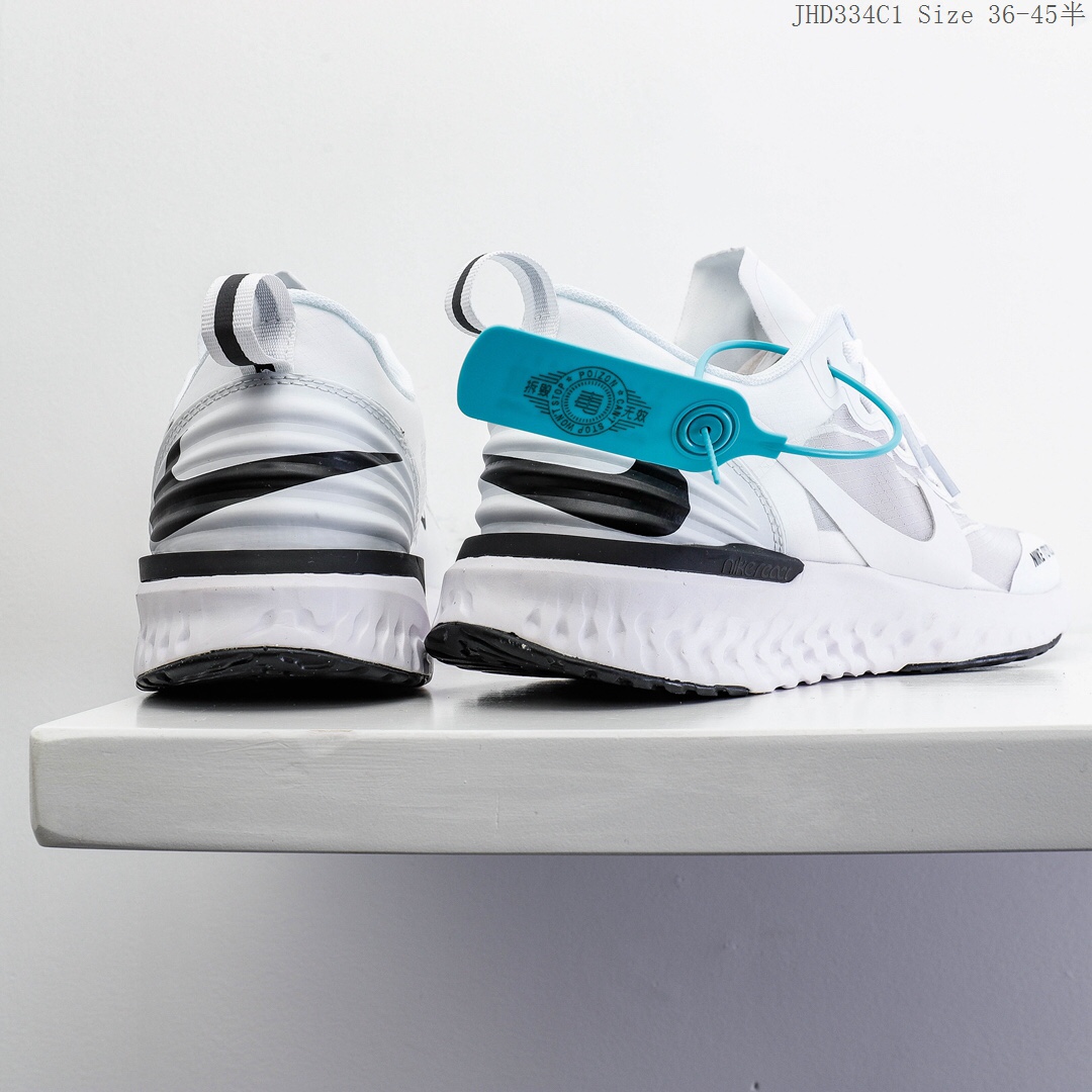 140 Nike Odyssey React 2 Flyknit 耐克 瑞亚2代 新款 网面透气 舒适脚感软底 抗磨时尚运动跑步鞋JHD334C 真标半码