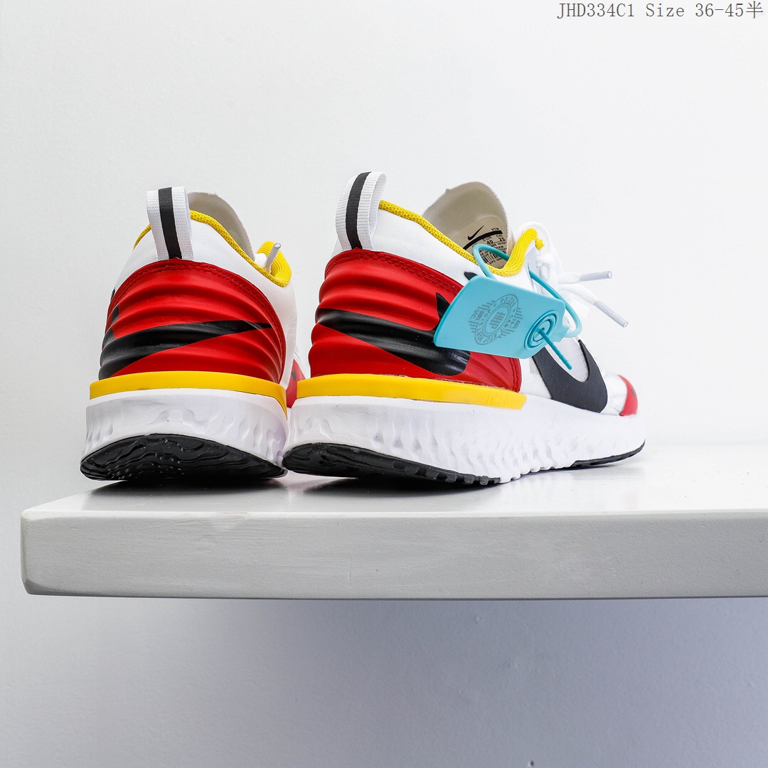 140 Nike Odyssey React 2 Flyknit 耐克 瑞亚2代 新款 网面透气 舒适脚感软底 抗磨时尚运动跑步鞋JHD334C 真标半码