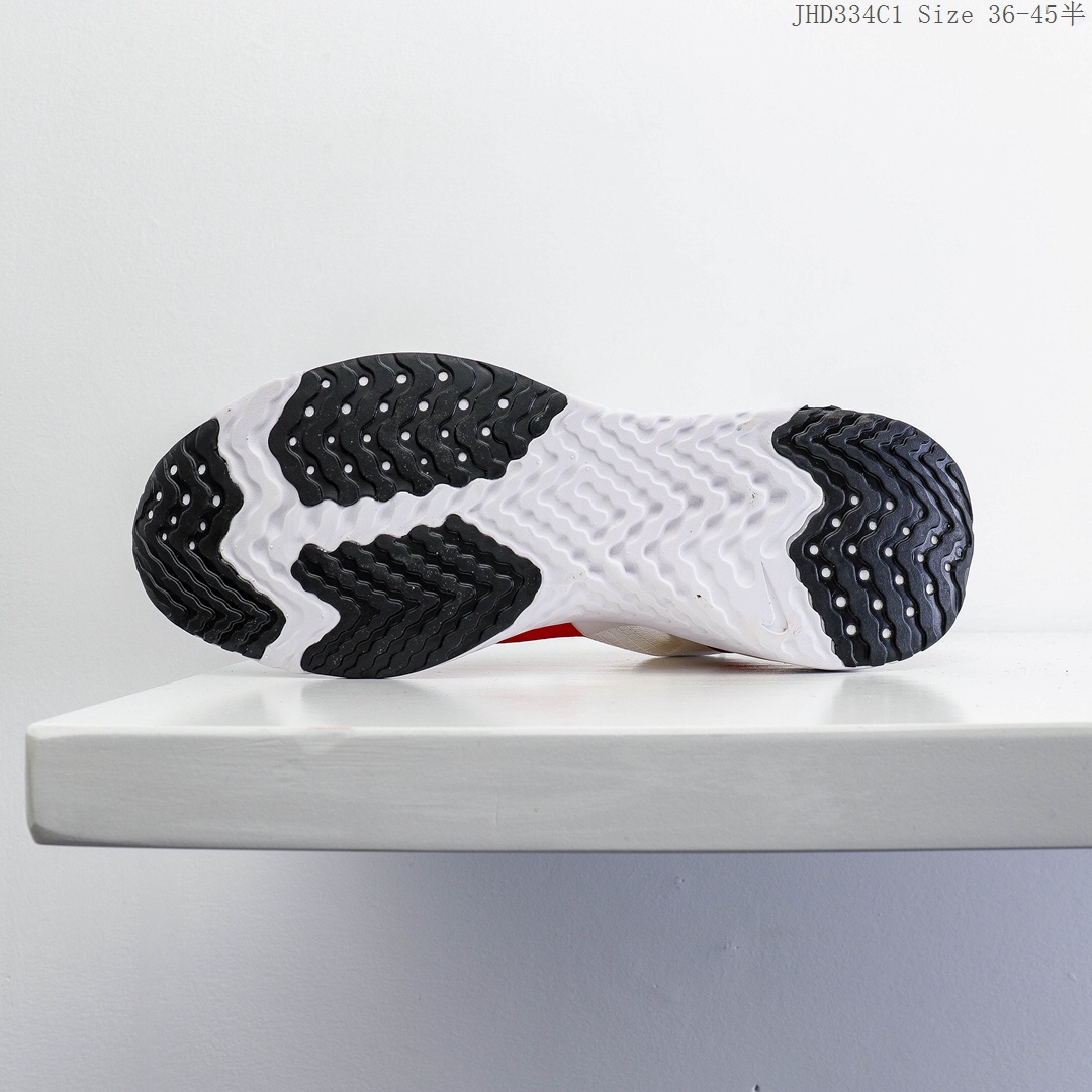 140 Nike Odyssey React 2 Flyknit 耐克 瑞亚2代 新款 网面透气 舒适脚感软底 抗磨时尚运动跑步鞋JHD334C 真标半码