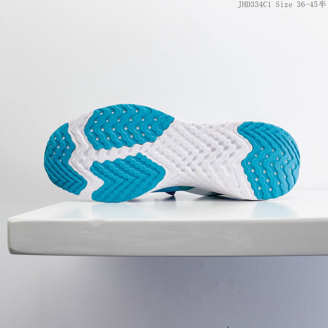 140 Nike Odyssey React 2 Flyknit 耐克 瑞亚2代 新款 网面透气 舒适脚感软底 抗磨时尚运动跑步鞋JHD334C 真标半码