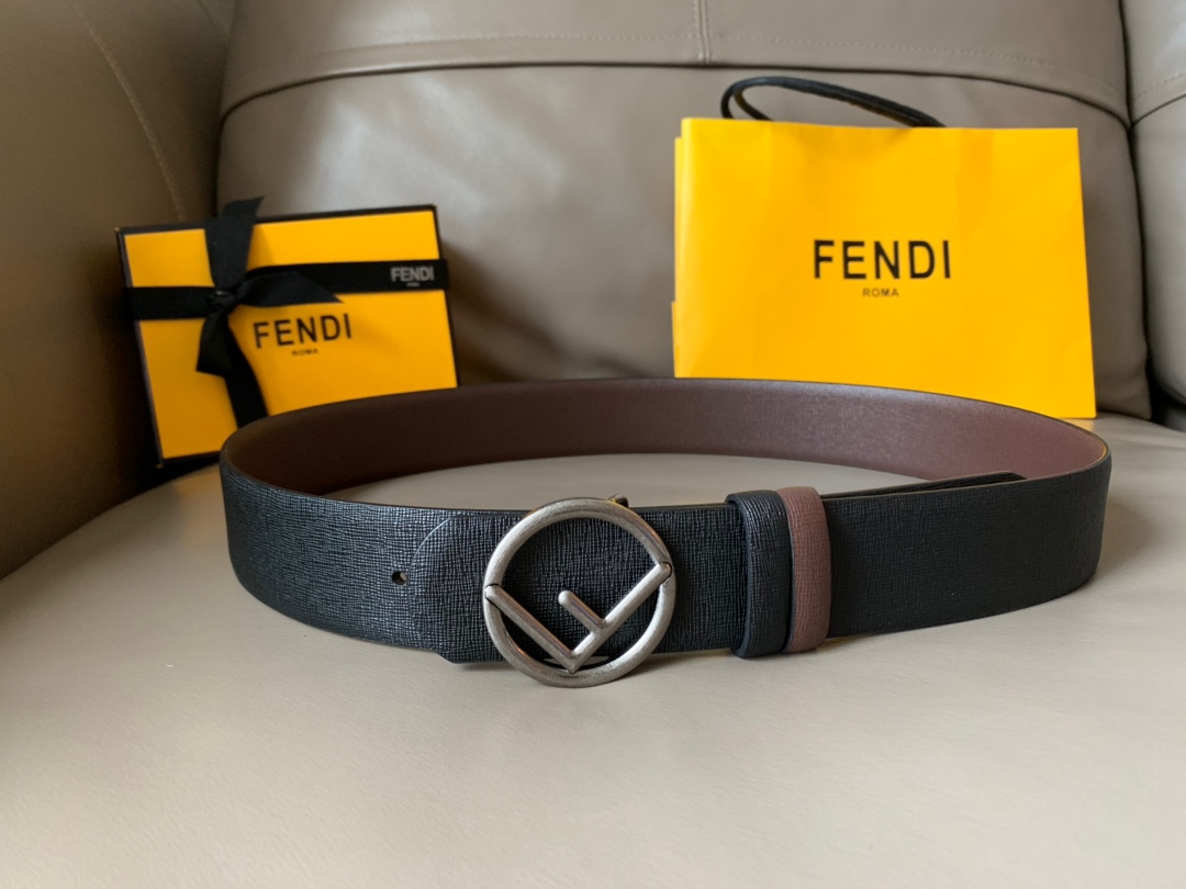 FENDI芬迪专柜同款休闲双面用腰带