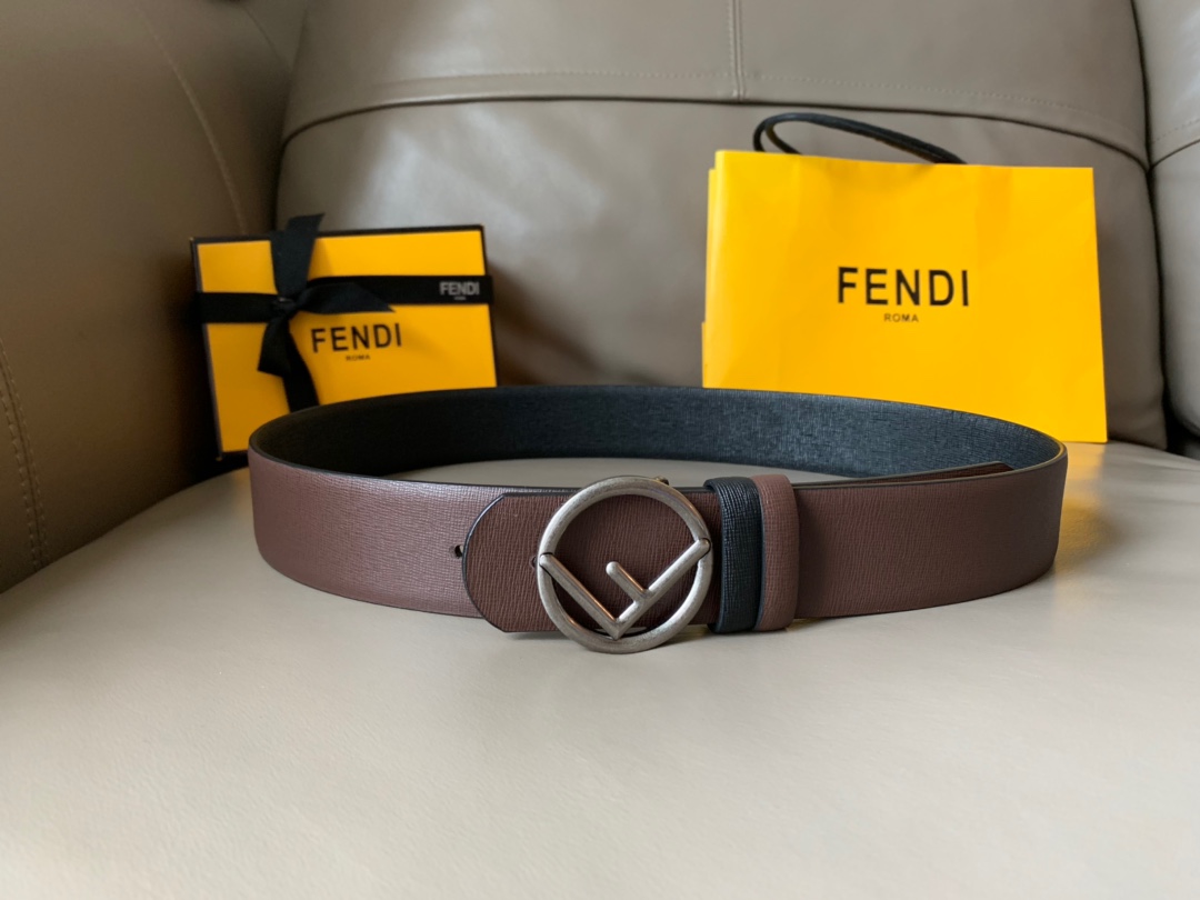 FENDI芬迪专柜同款休闲双面用腰带