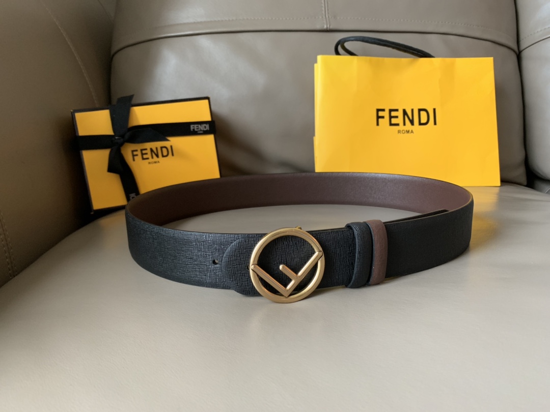 FENDI芬迪专柜同款休闲双面用腰带