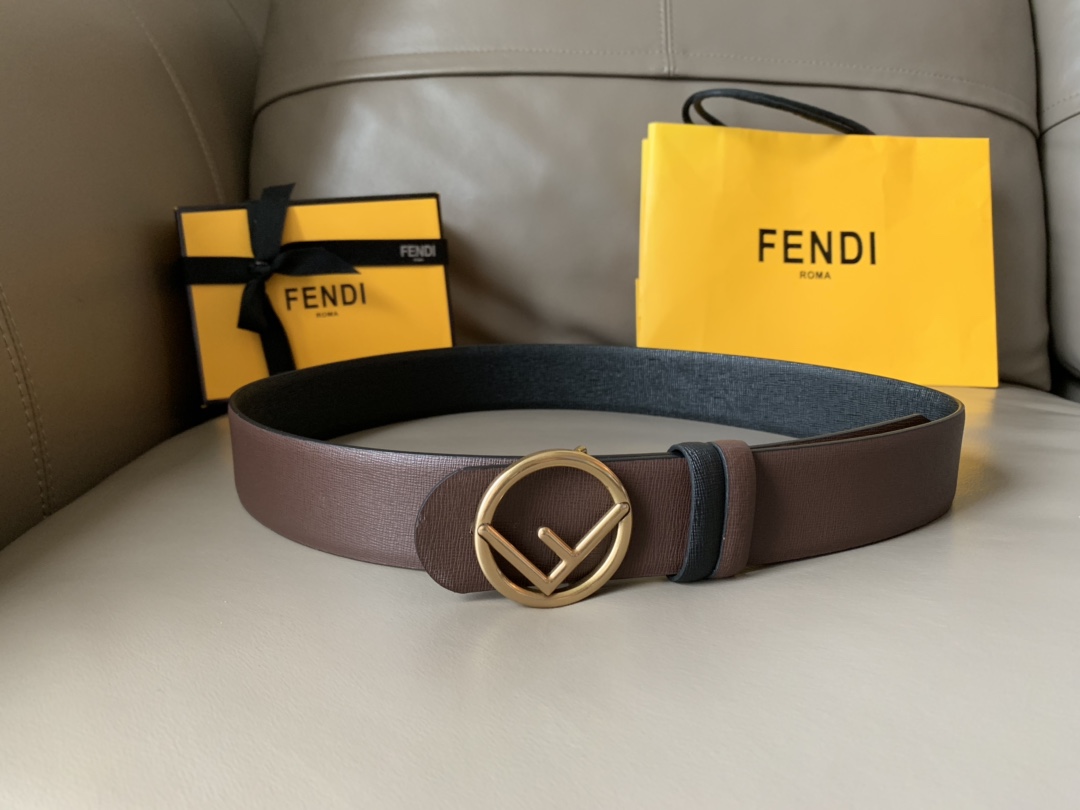 FENDI芬迪专柜同款休闲双面用腰带