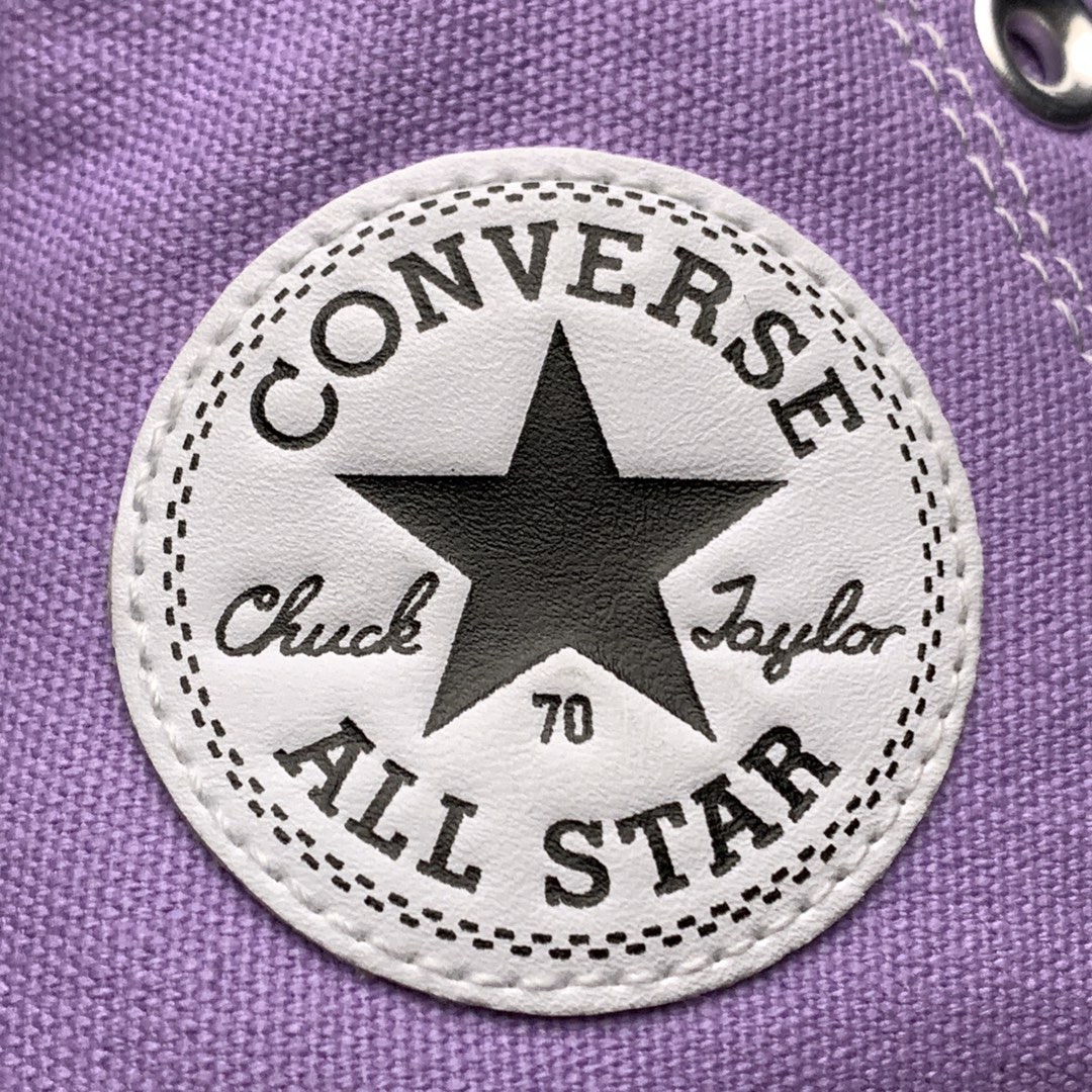 130 Converse 匡威 1970s 香芋紫 帆布高帮休闲板鞋